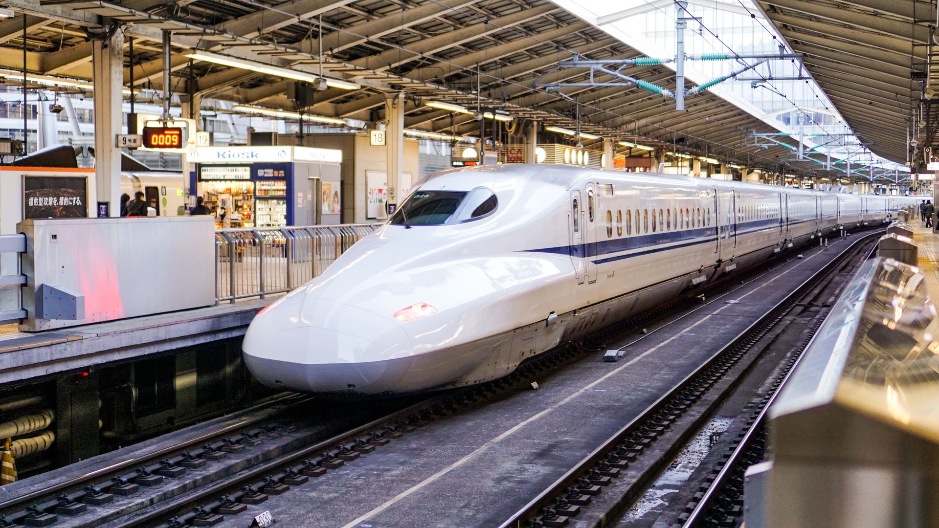 Fuld fart på japanske tog